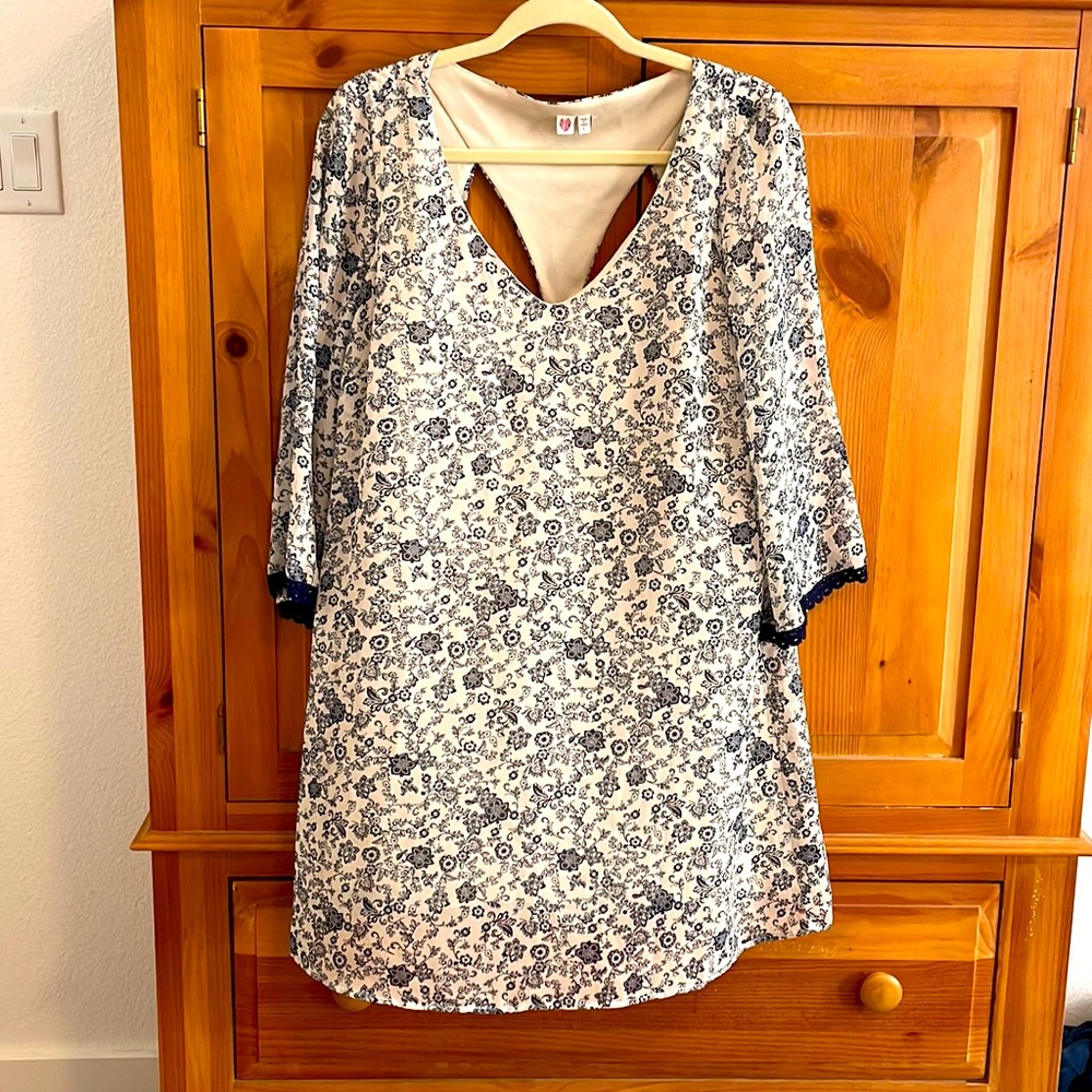 Blue Floral Dress